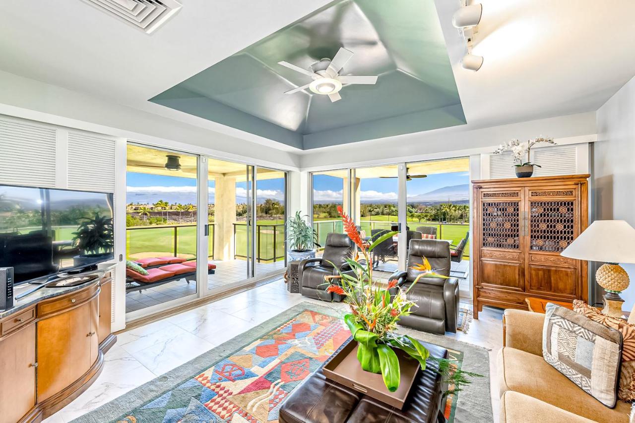 Апартаменты Tropical Elegance Golf Course Penthouse Ваиколоа-Виллидж Экстерьер фото